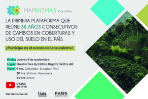 Lançamento MapBiomas Colômbia