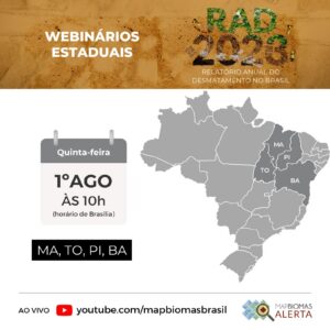 Webinar estadual RAD2023 - MA, TO, PI e BA