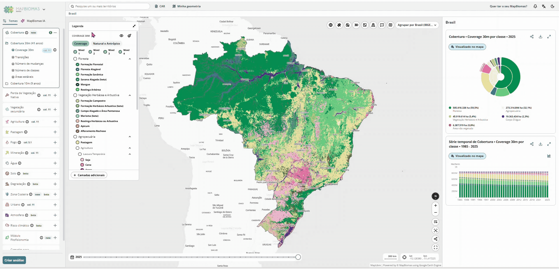 Orientações para acesso aos dados de infraestrutura na Plataforma MapBiomas.